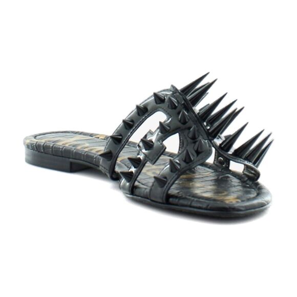 Sam Edelman Bay Black Spiked - Picture 1 of 8